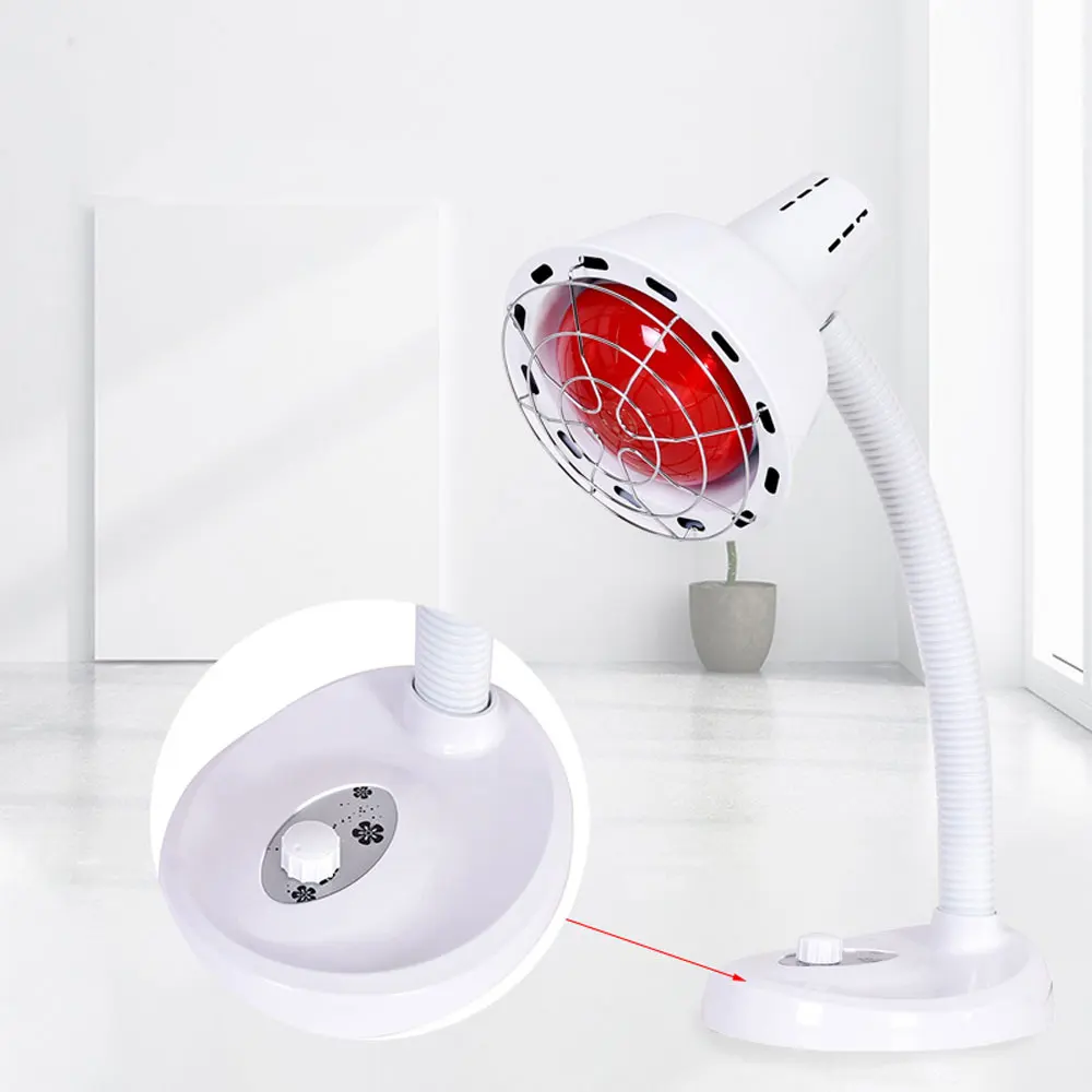 

275W Desk Type Infrared Light Heating Therapy Lamp Pain Relief Adjustable 360 Degree Rotation Skin Care Lamp