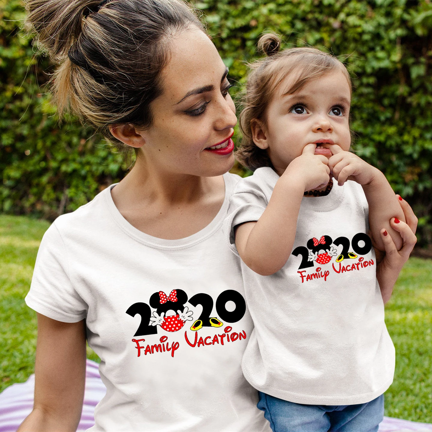 2020 сочетающаяся семейная рубашка для отпуска милая детская футболка в стиле