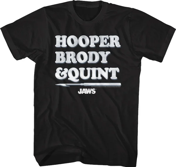 

Hooper Brody Quint Jaws T-Shirt Unisex Shirt