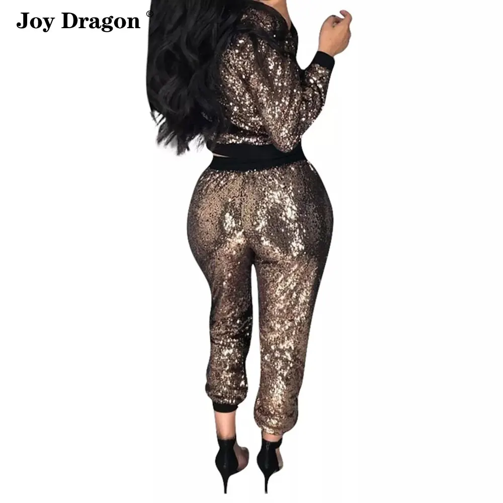 Womens Outfits Conjunto Feminino Casual Stand Collar Long Sleeve Club Tops And Drawstring Pant Ensemble Femme 2 Pieces Tracksuit