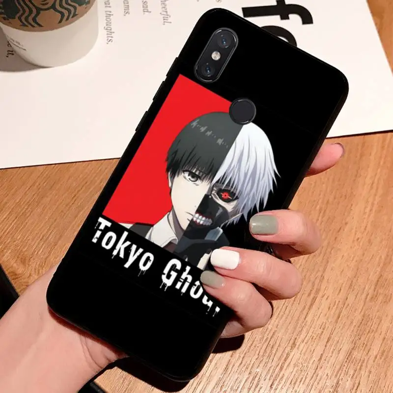 

Tokyo Ghoul japanese anime art Phone Case For Xiaomi Redmi note 7 8 9 t max3 s 10 pro lite cover funda coque shell