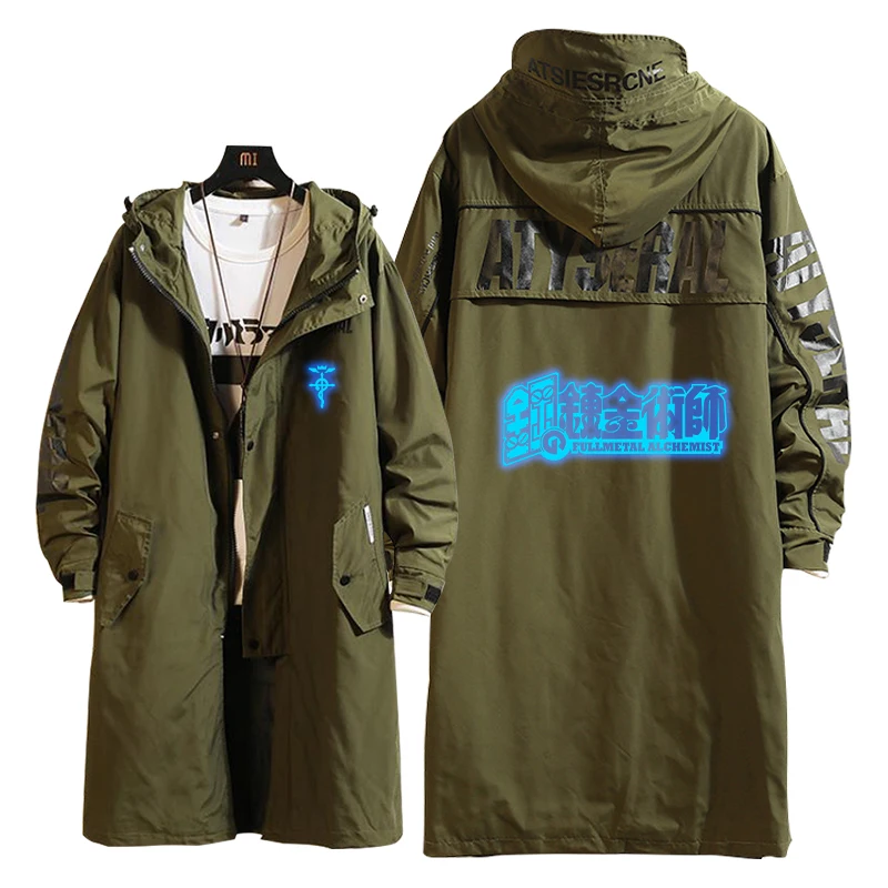 Ветровка унисекс свитер главный герой Эдвард Элрик цельнометаллический алхимик