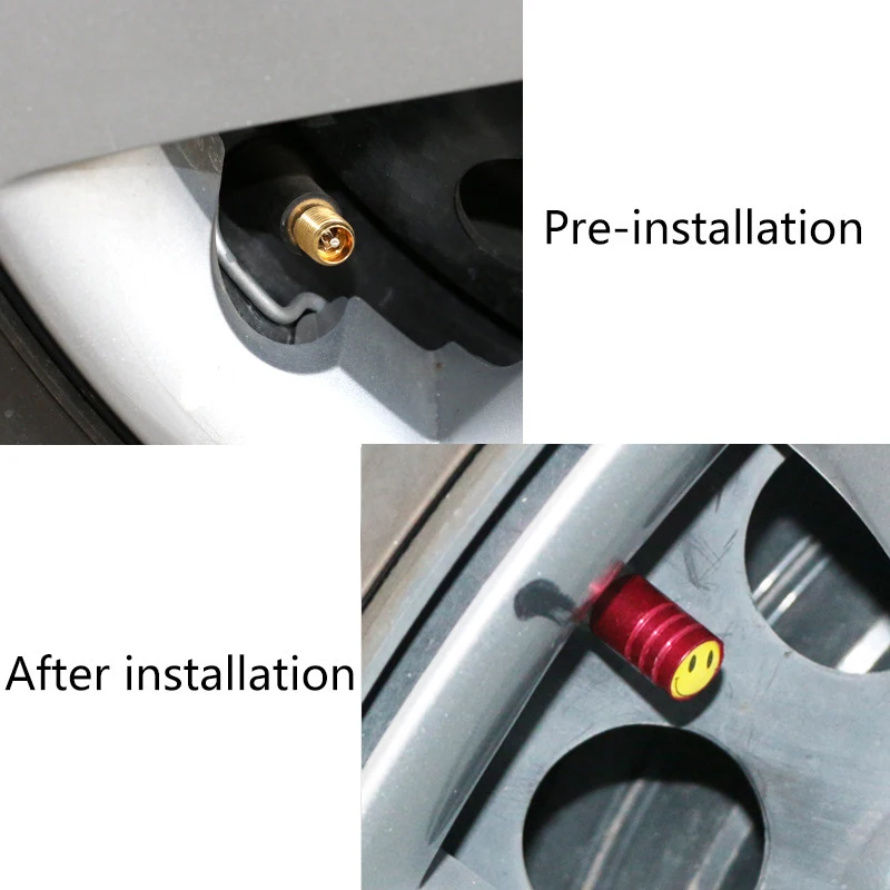 4 шт. автомобильный Стайлинг Новая алюминиевая эмблема шток клапана колеса