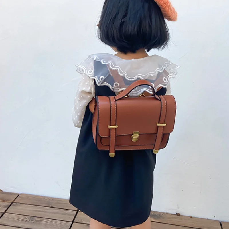 Korean Style Children Bags New Backpack Fashion Retro Mini Primary School Backpack Boys Girls Schoolbag In Kindergarten