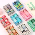 12 рулоновнабор васи ленты Рисование бумага маскирующая лента DIY декоративные клейкие ленты Скрапбукинг наклейки