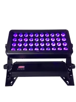 6pcs waterproof led wall washer lights 4018w rgbwa uv 6in1 outdoor waterproof ip65 dmx stage dj city color project lighting