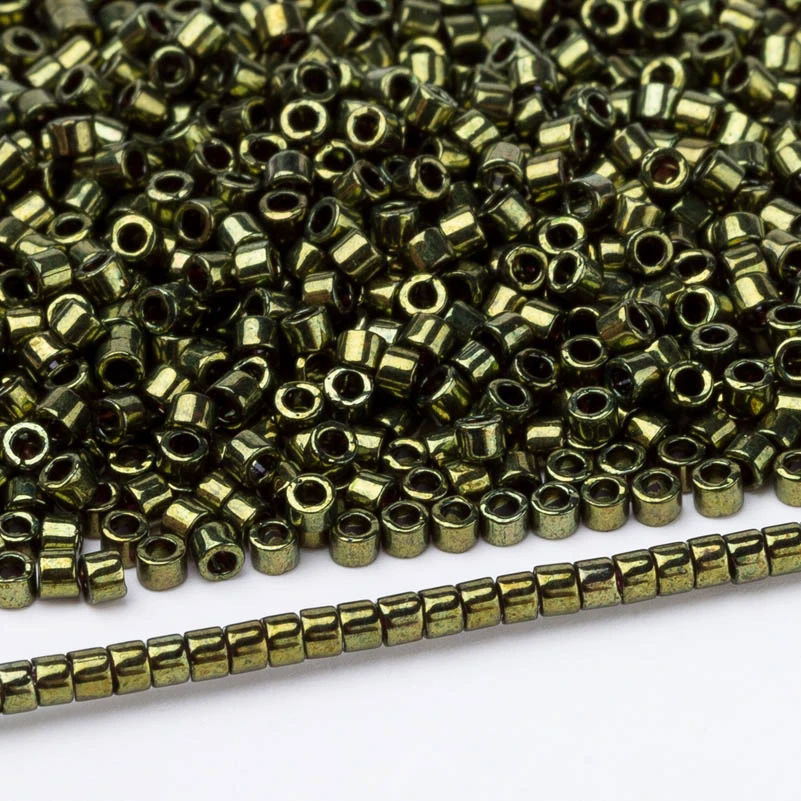Taidian Miyuki Delica Seed Bead 11/0 для Broderie De Perles Francaises непрозрачный белый DB1-40 1,6x1,3 мм около 1000 штук - Color: miyuki-DB11