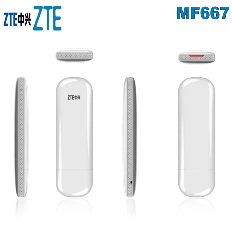 Разблокированный ZTE MF667 3G Dongle 21 Мбит/с беспроводной Модем WCDMA 2100/850 МГц USB модем мини