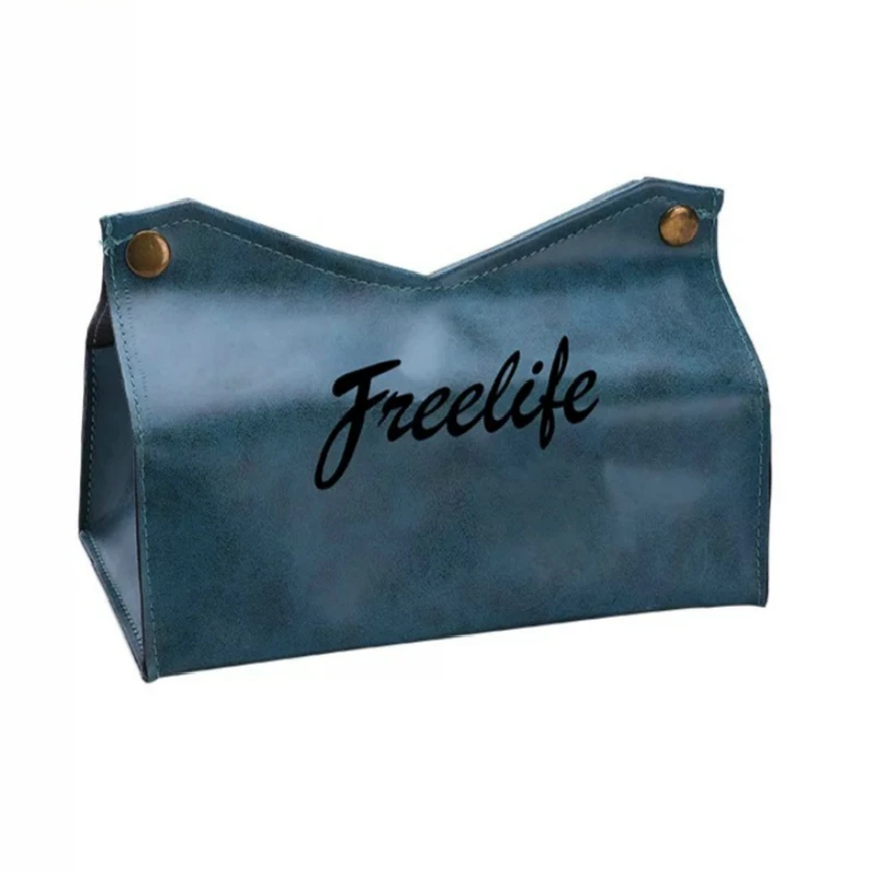 Кожаная Коробка для салфеток в скандинавском стиле креативный