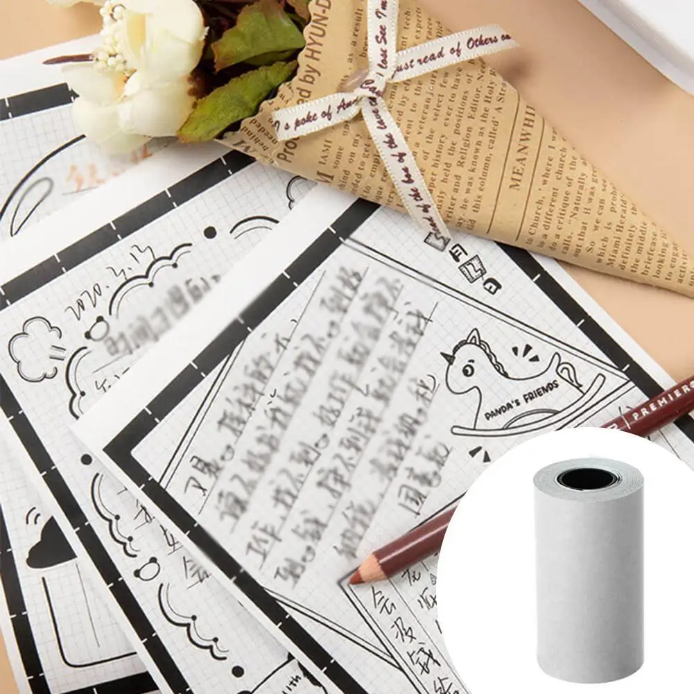 

Thermal Paper 57x30 mm Pos Printer 1 Rolls Mobile Bluetooth Rolling Paper Hospitality Register Cash Papers Pos D5H2