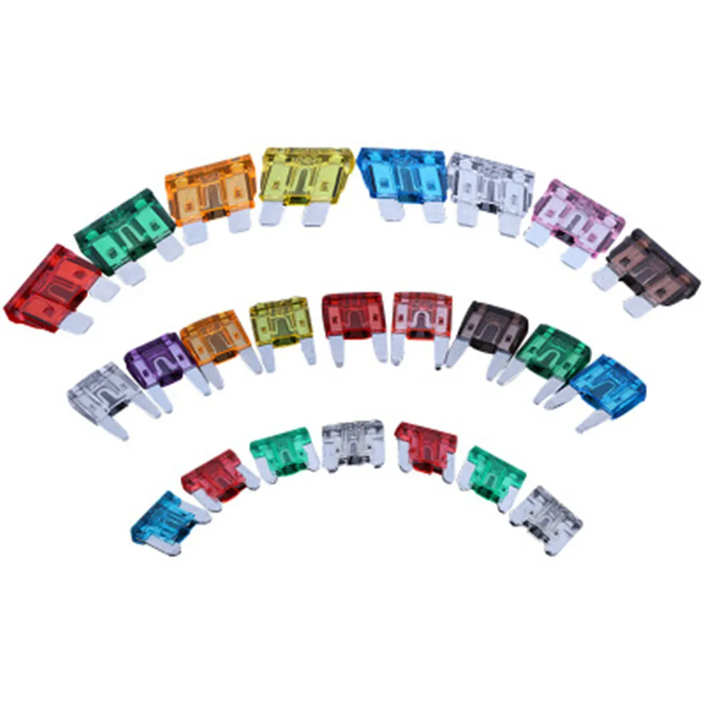 120pcs MINI Car Fuse 2a 3A 5A 7.5A 10A 15A 20A 25A 30A 35A 40a Clip Assortment Auto Blade Type Fuses Set Vehicle Boat Truck SUV |