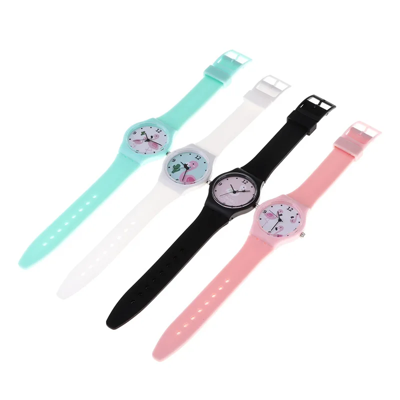 

New Fashion Cartoon Kids Girl Watches Children Watch Silicone Strap Quartz Children's Watch Best Child Wristwatch Gift