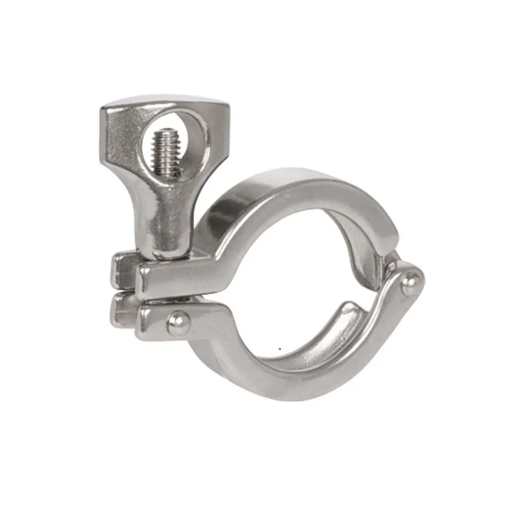

Free shipping 4" Sanitary Tri Clover Compatible Clamp Fits 119MM OD Ferrule