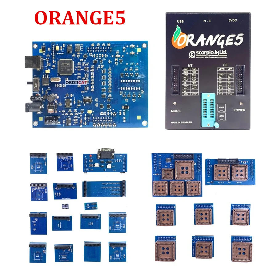 Lowest price OEM Orange5 With Full Adapter Orange 5 Programmer Device Hardware + Enhanced Function Software Car Tool | Автомобили и