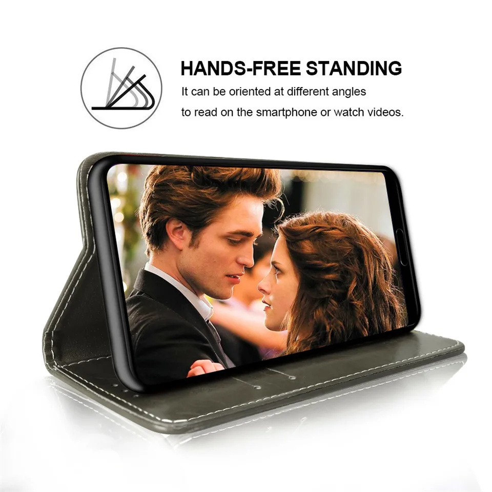 Flip Embossed Leather Case for Redmi Note 9S Cover Retro Wallet 10 Pro Max POCO X3 NFC Phone Bag | Мобильные телефоны и