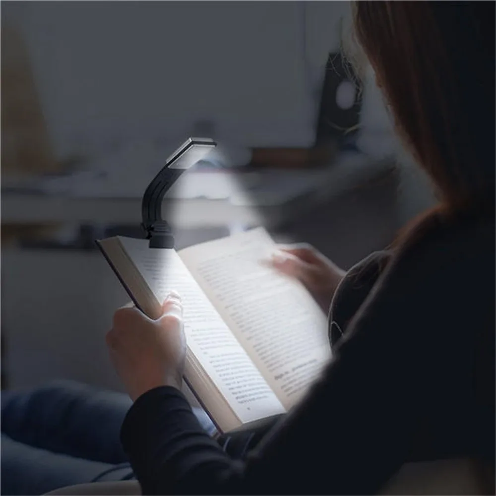 USB светильник для чтения Kindle PaperWhite с 4 уровнями регулировки яркости белый