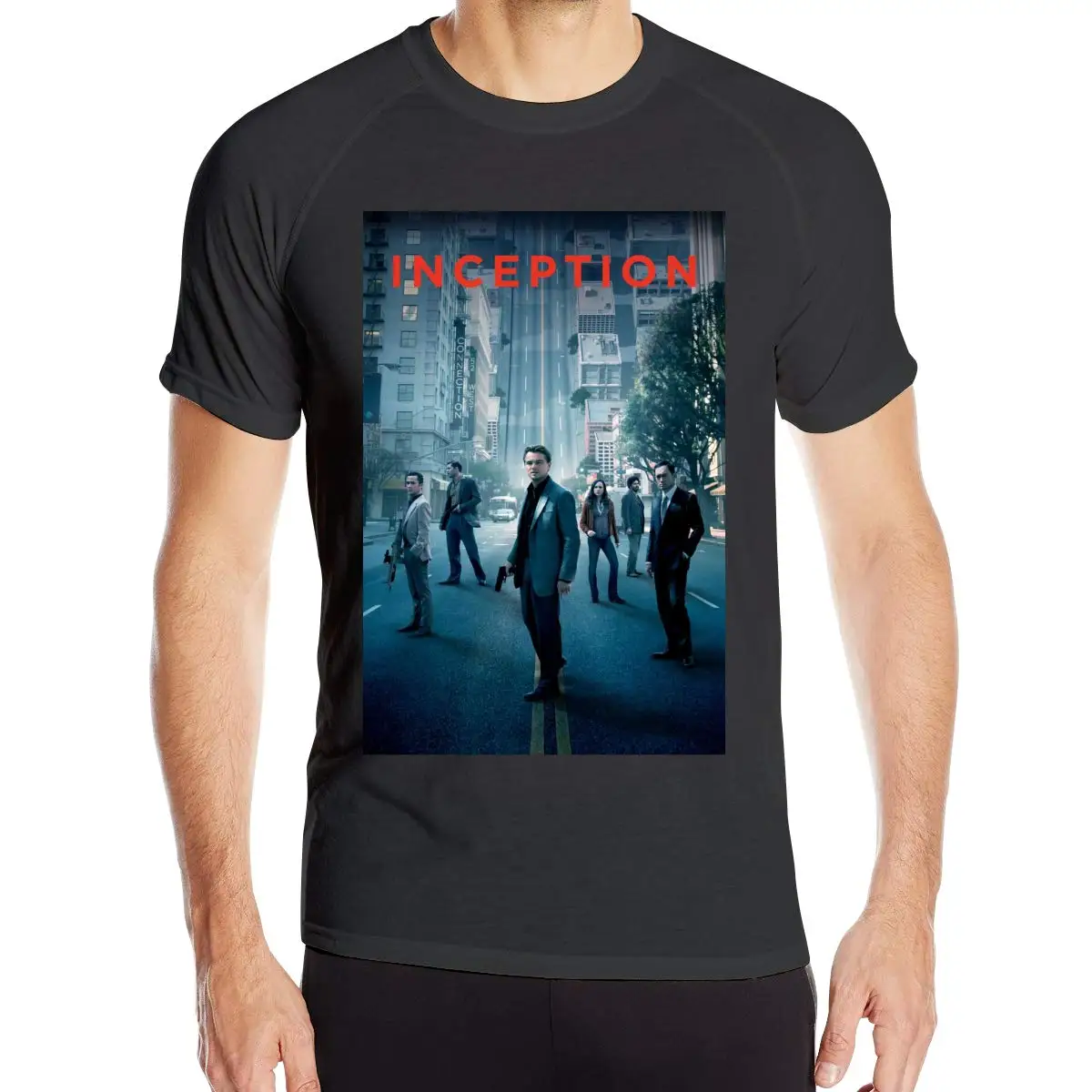 FGHFG Men Quick Dry Printed Inception Short Sleeve Athletic Tee Shirt| |