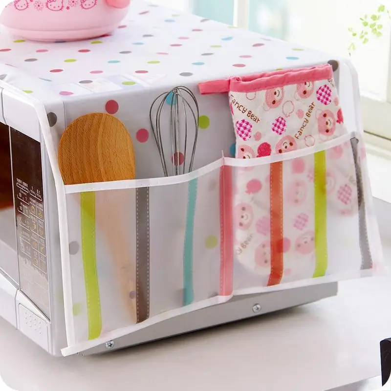 Изысканная Крышка для микроволновой печи с 2 карманами водонепроницаемая