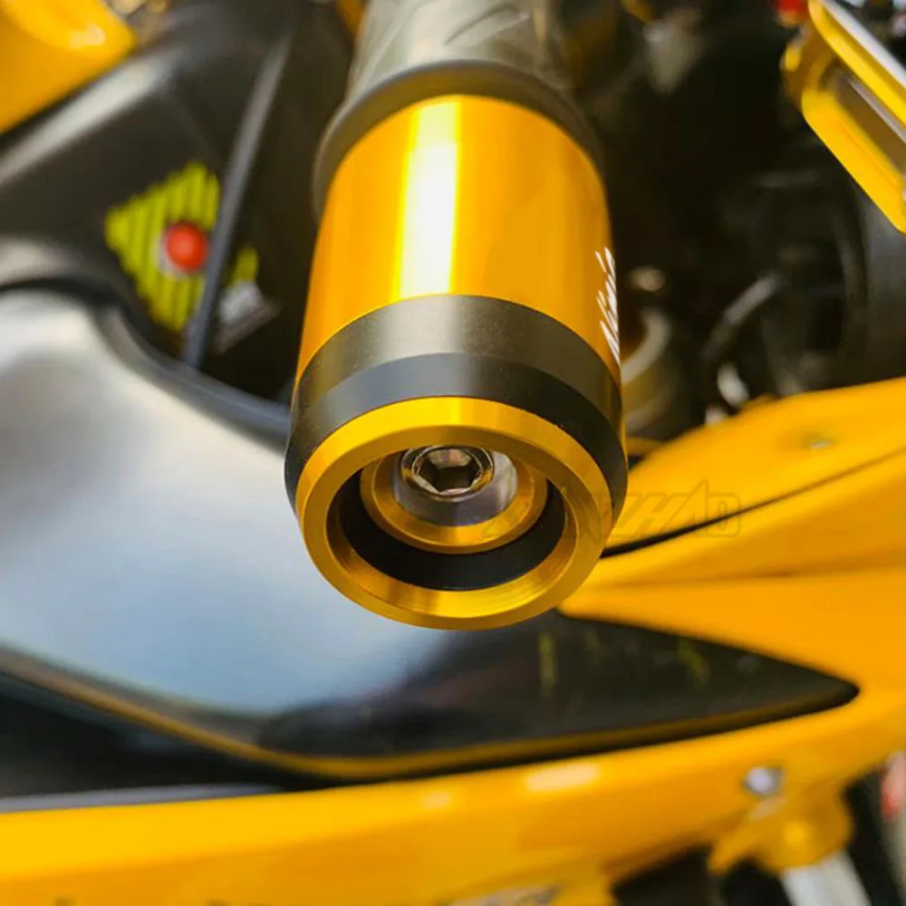 Ниндзя мотоцикл руль бар Концевая вилка баланс Pad CNC алюминиевые аксессуары M8 * 1 25