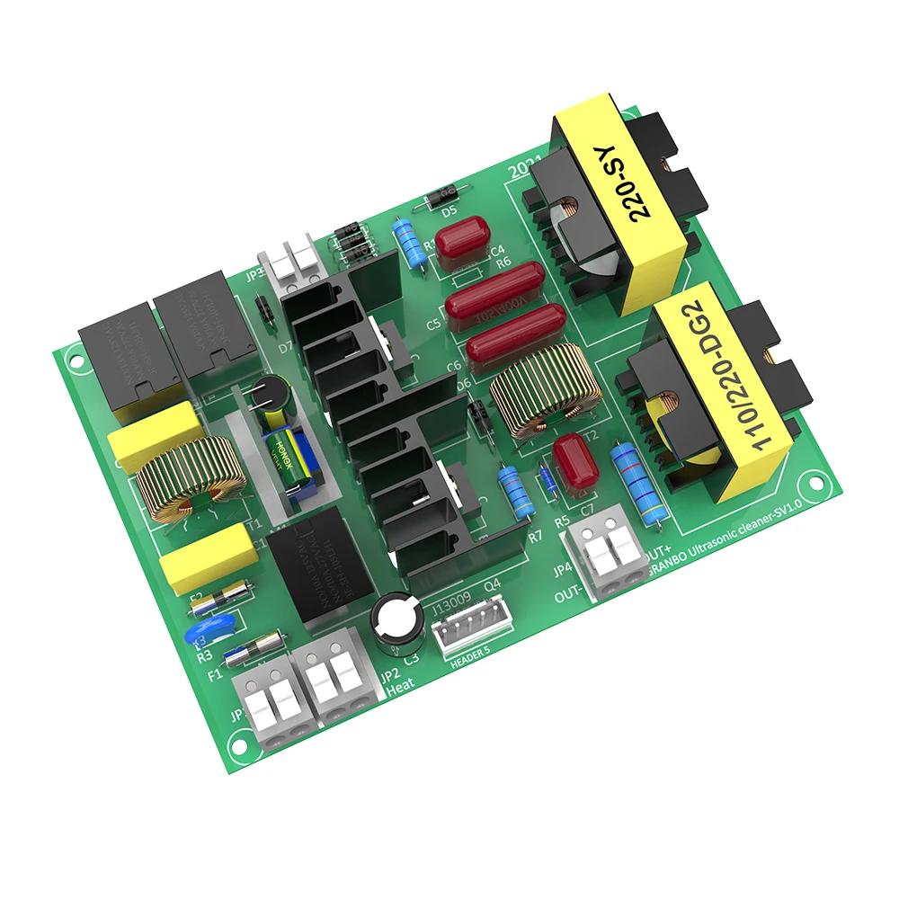 

Digital Drive Board 120W 40KHZ 220V/110V for Benchtop Ultrasonic Cleaner Home-Made Digital PCB Controller Device