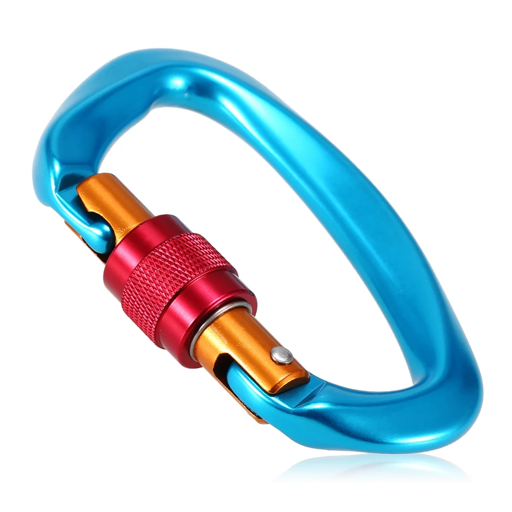 Открытый Карабин 25 кН 50 набор для скалолазания 8 спусковых задвижек с винтовым