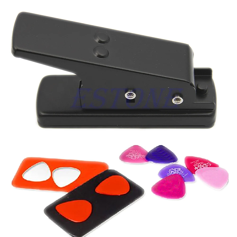 

DIY Black Professional Guitar Plectrum Punch Picks Maker Card Cutter Own Pick S D2TC