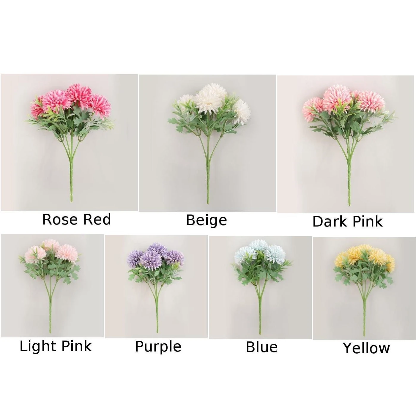 Flower Decoration Wedding Fine Artificial Flowers Chrysanthemum | Дом и сад