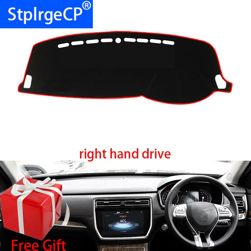 

Приборной панели автомобиля крышка коврик для Защитные чехлы для сидений, сшитые специально для ROEWE RX8 2018 правым Dashmat Pad Даш коврик охватывае...