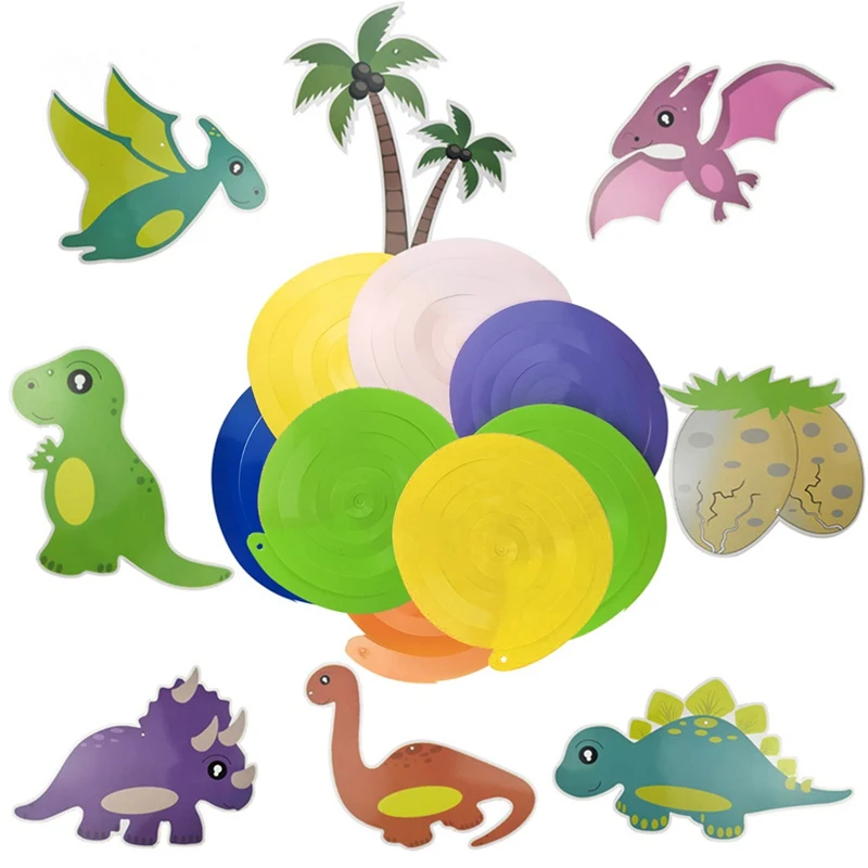 Висячая гирлянда с динозавром для вечерние НКИ детский тематический Декор на