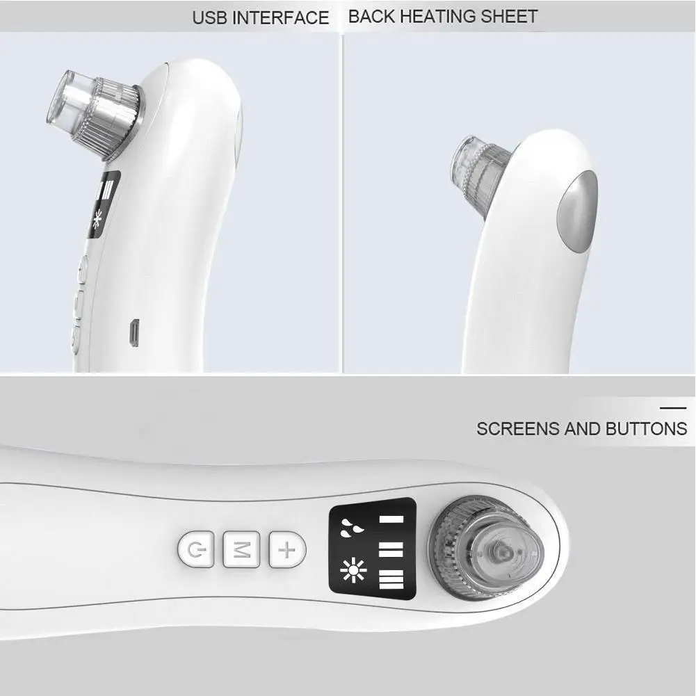 

Blackhead Remover Vacuum Pore Cleaner Electric Nose Face Deep Cleansing Skin Care Machine Birthday Gift Dropshipping Beauty Tool