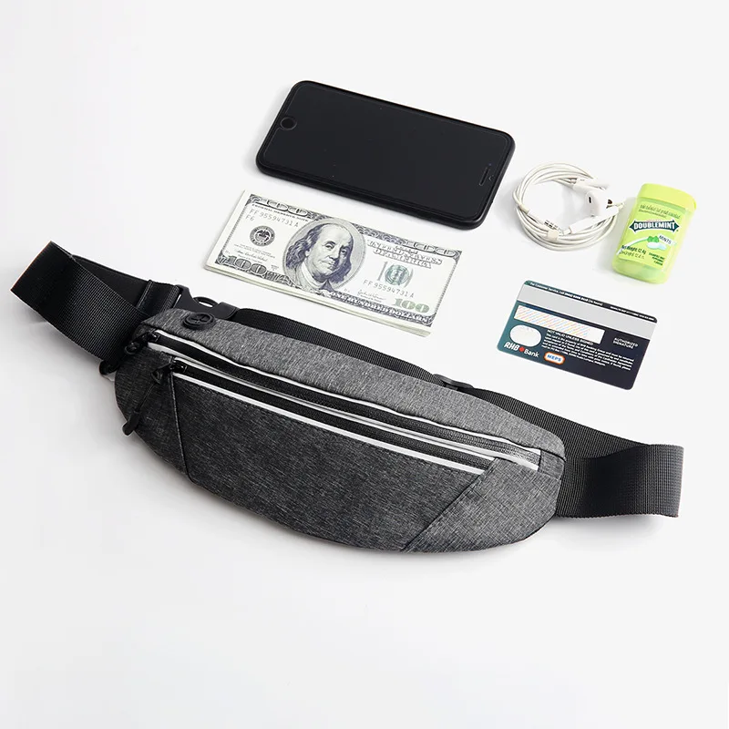 Поясная Сумка Женская водонепроницаемая Светоотражающая поясная сумка унисекс