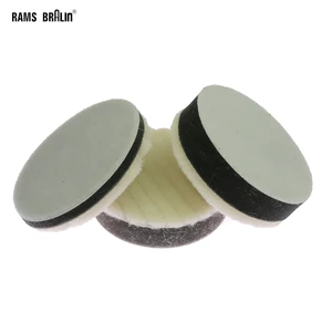 1 шт., 3 дюйма Японская короткая шерстяная губка, полировальная круглая подушечка, инструмент для полировки воском