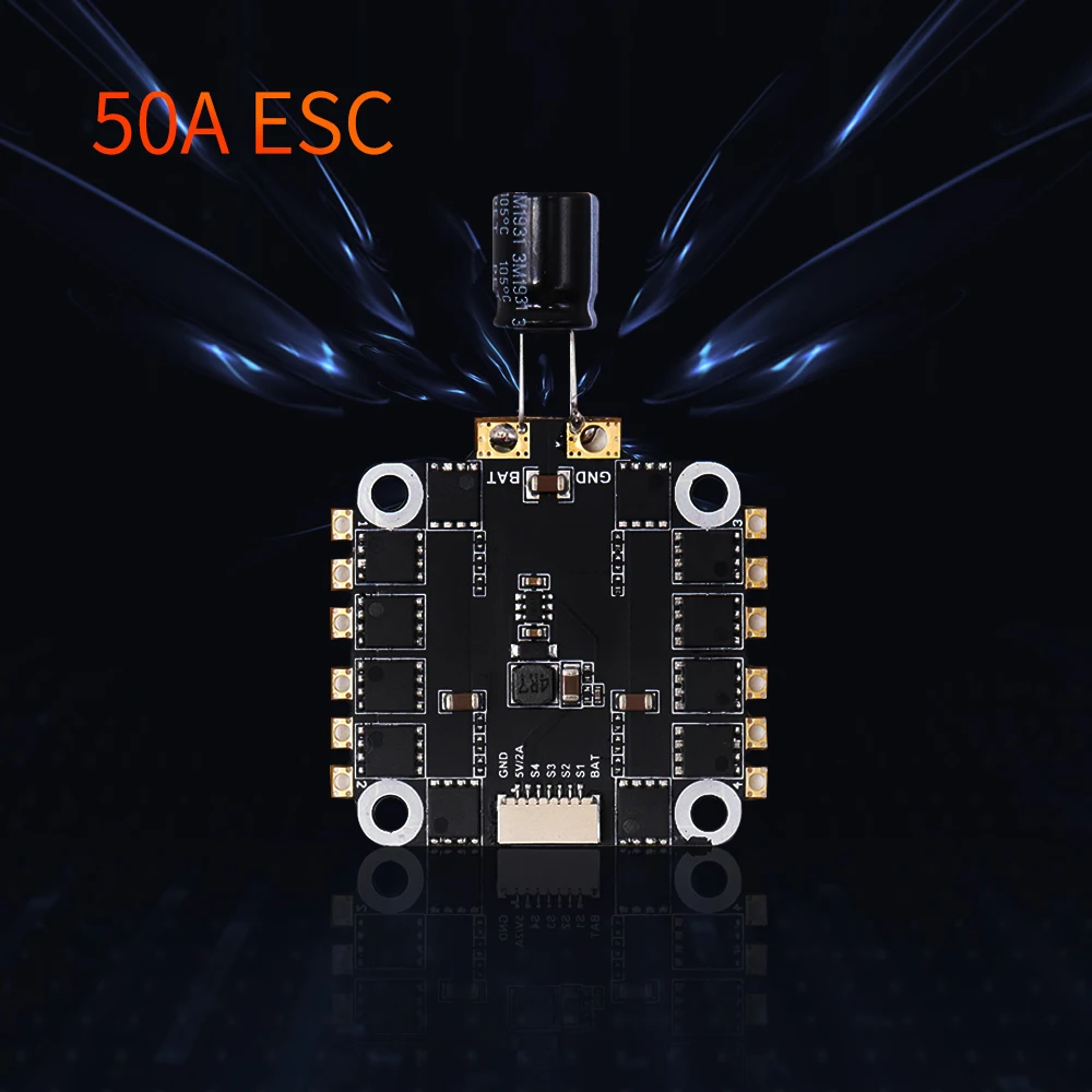 

TCMMRC 50A ESC 2-6S lipo 48MHz 30.5*30.5 mm controller 50a esc for FPV Racing Quad Motor FPV Multicopter