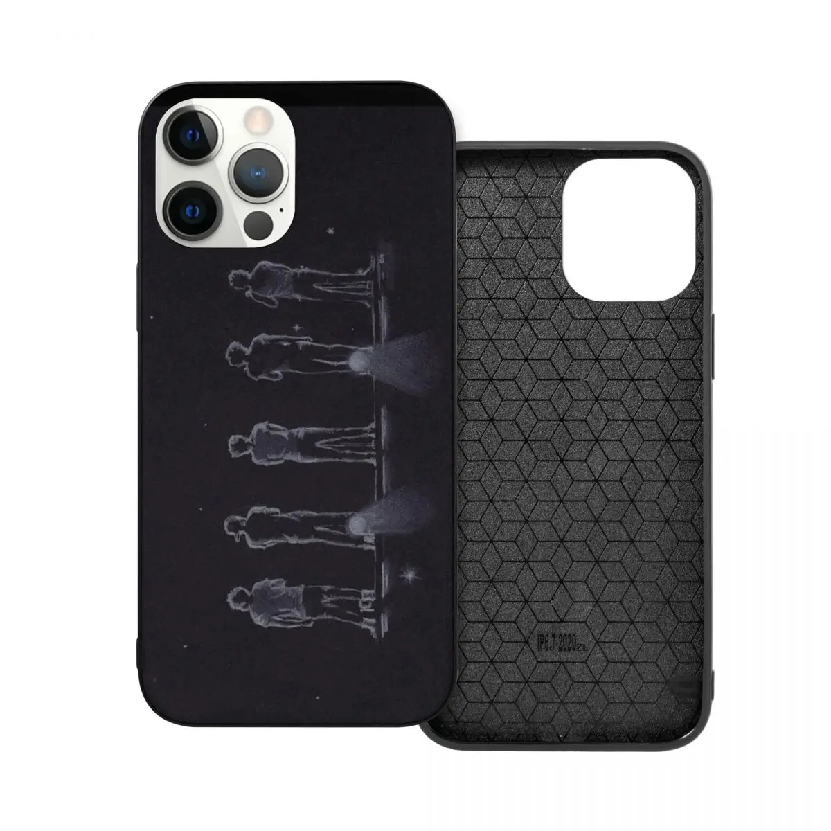 

Односторонний ПК стеклянный ТПУ чехол для телефона iPhone 12 11 Xs Xr X Pro Max Mini 7 8 Se2 Plus 6 6S