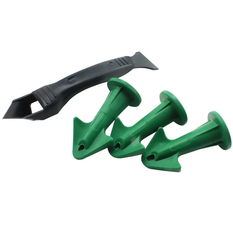 

1Set Caulk Nozzle + Scraper Caulking Finisher Finishing Durable Floor Clean Eco-friendly Caulking Construction Silicone Remover