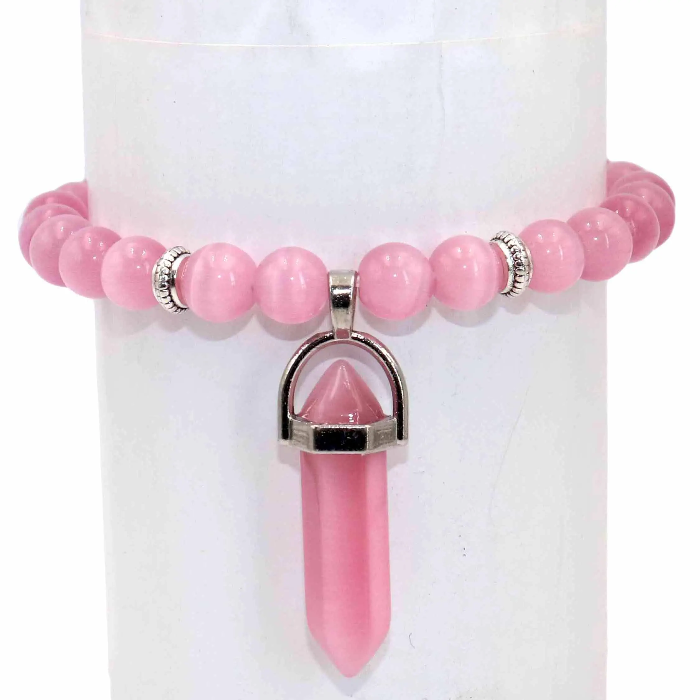 Модный шестигранный браслет для мужчин и женщин из лазурита агата тигрового