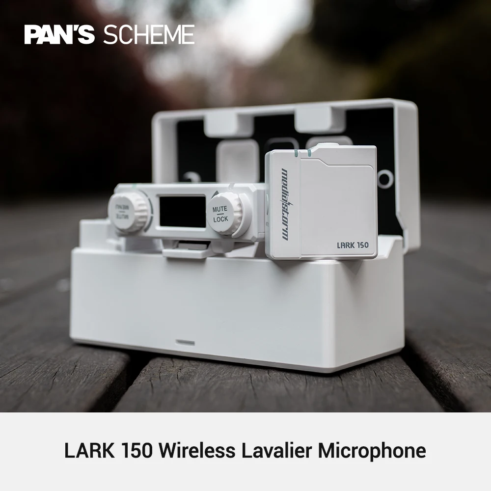 PAN'S schem× MOMA Lark 150 беспроводной 2 в 1 петличный микрофон для DSLR камер телефонов Vlog RX