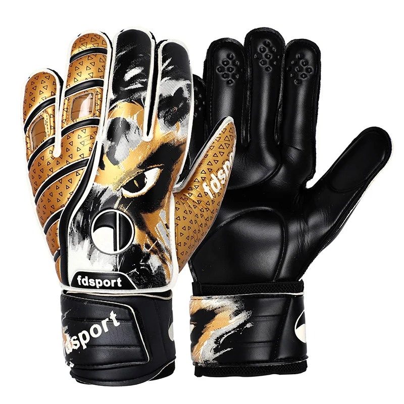

Утолщенные латексные профессиональные перчатки вратаря, новинка 2021, перчатки вратаря для футбола, роскошные футбольные перчатки, размер 8-10