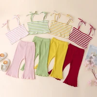 childrens clothes baby girl summer clothes dress sets tops for girlsflared trousers children clothing sets for girls sexy baby