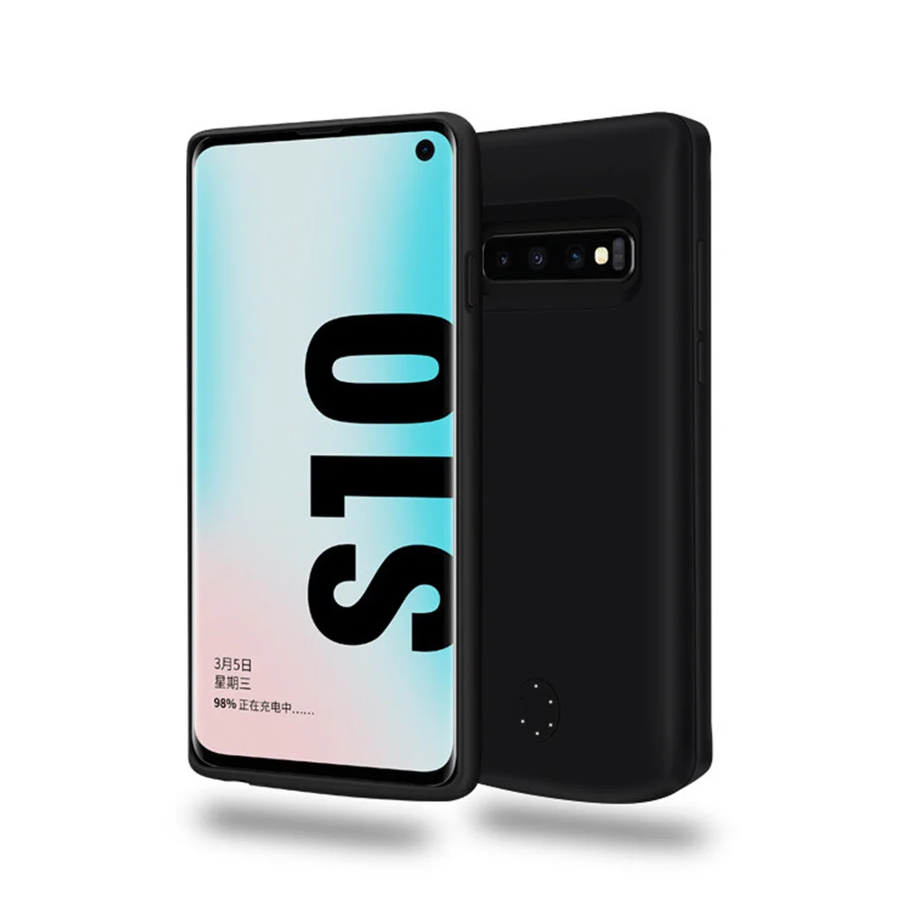 Ударопрочный чехол ZKFYS для зарядки аккумуляторов Samsung Galaxy S10e аккумулятора 5000 мАч