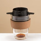 Складной портативный фильтр для кофе, Кофеварка...