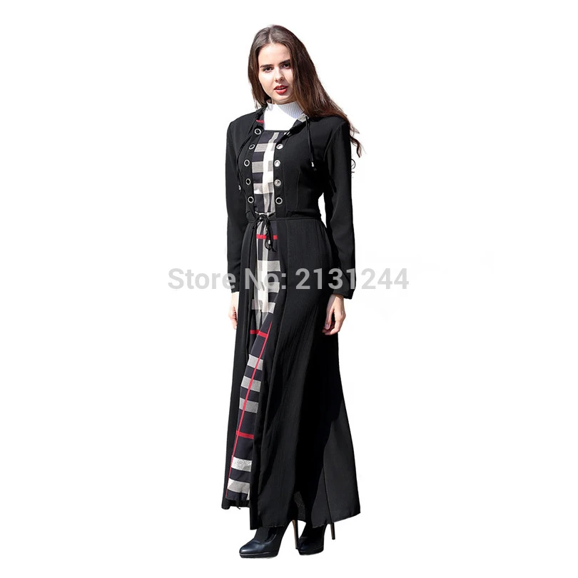 Размера плюс Vestido Longo 2018 ОАЭ абайя мусульманский Дубай Турция Кафтан для женщин