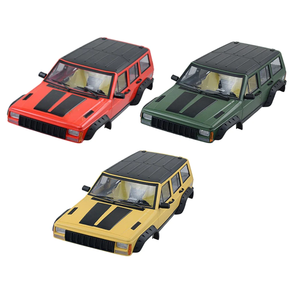 

Жесткий пластиковый корпус, обновленный комплект, подходит для Axial SCX10 90046 / 90047 1/10 гоночных фотографий