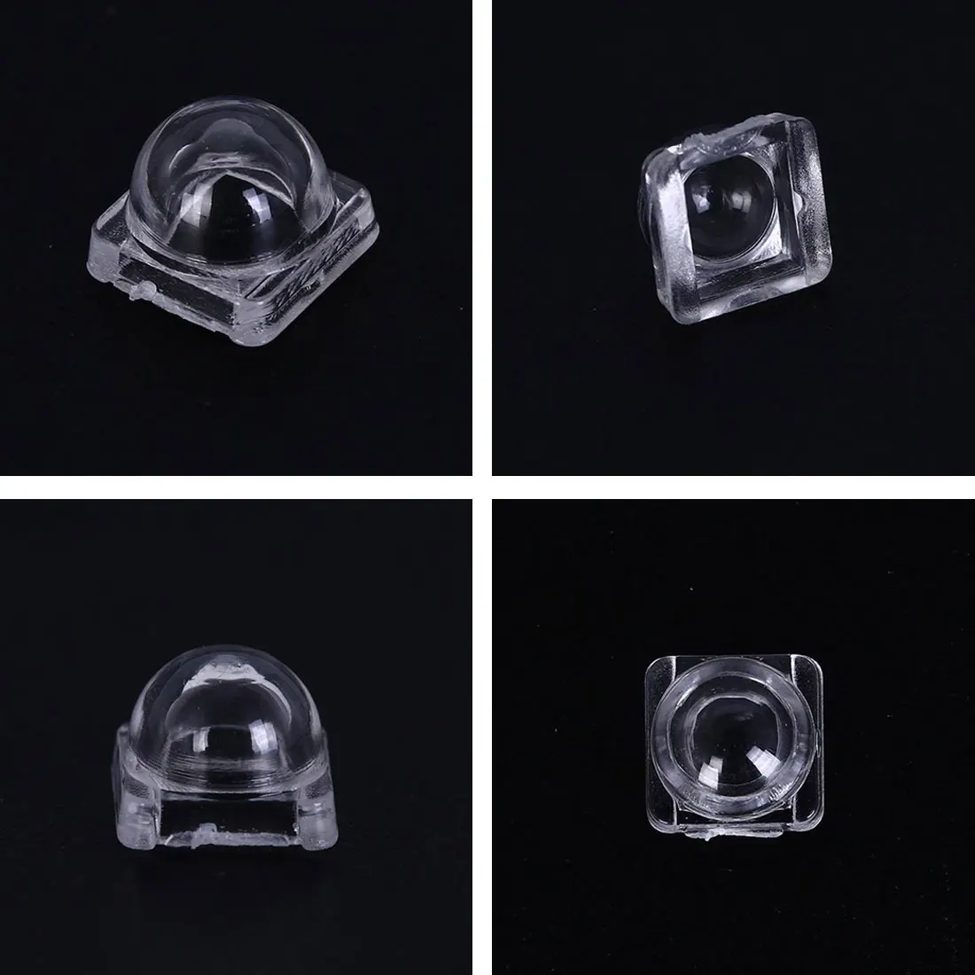 100 шт./компл. 10x9 мм очки Оптические Convex светодиодный линзы коллиматор отражатель