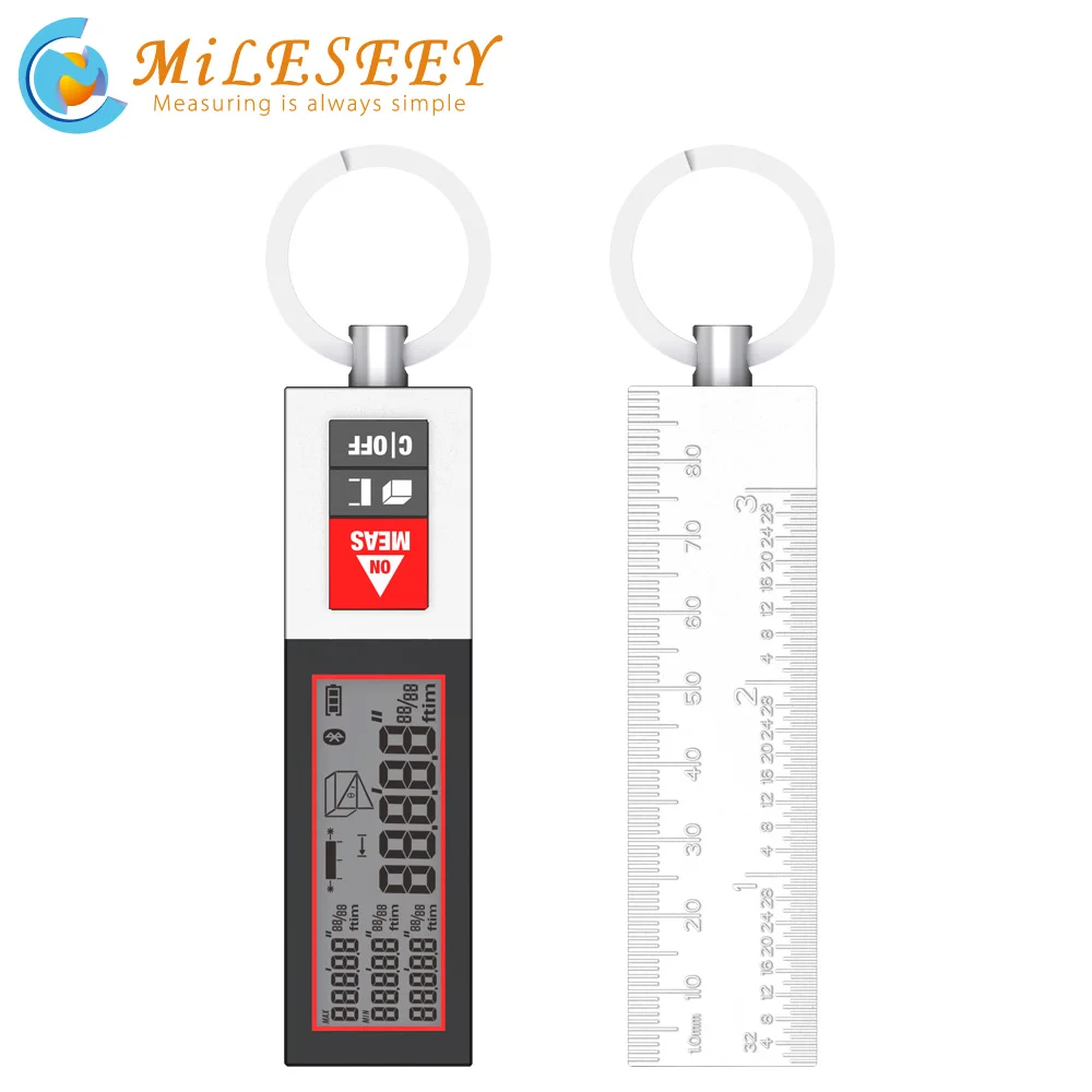 Лазерный дальномер Mileseey с Bluetooth портативный мини-измеритель расстояния лазерный