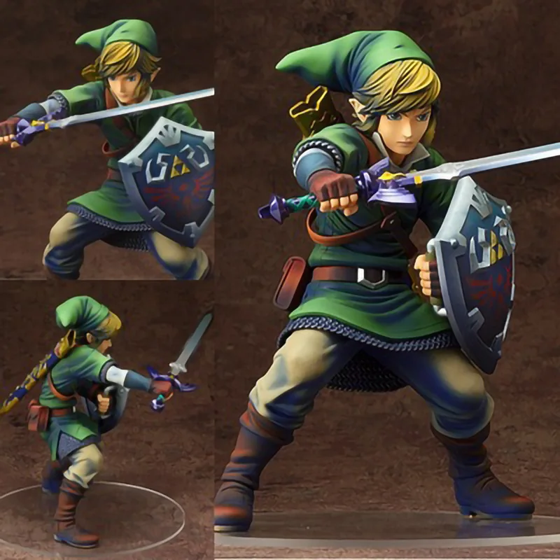 Экшн фигурка легенда о Зельде Skyward Sword Link 1/7 20 см аниме ПВХ фигурки Коллекционная