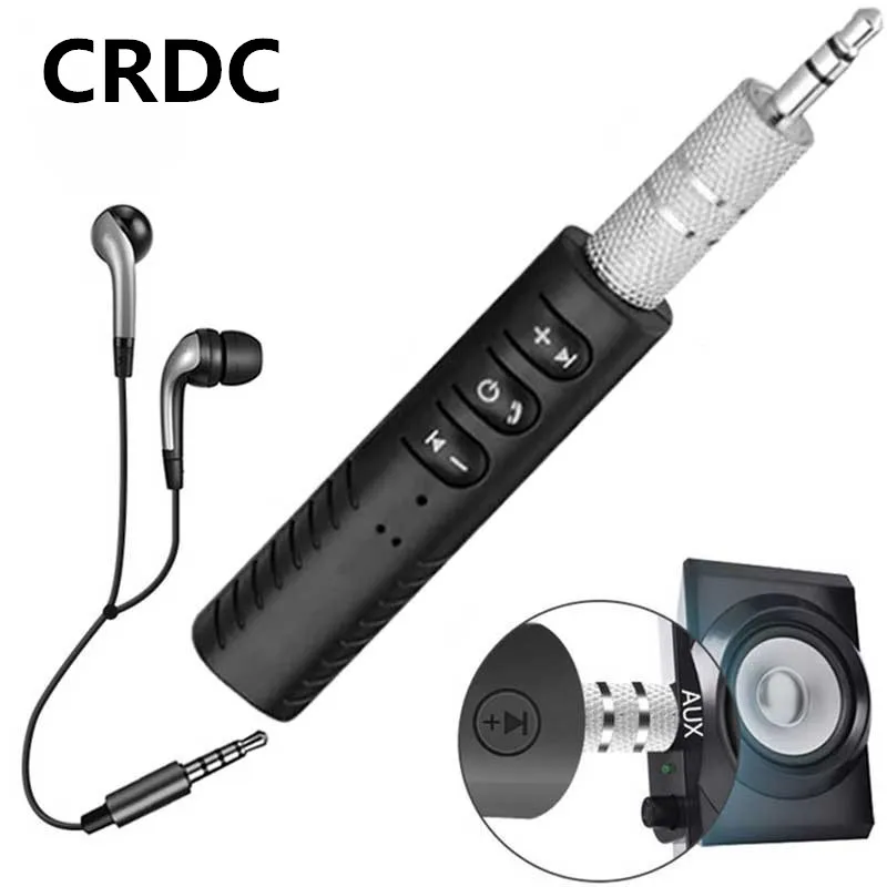 CRDC Bluetooth приемник автомобильный зажим AUX 3 5 мм Беспроводной MP3 музыкальный аудио