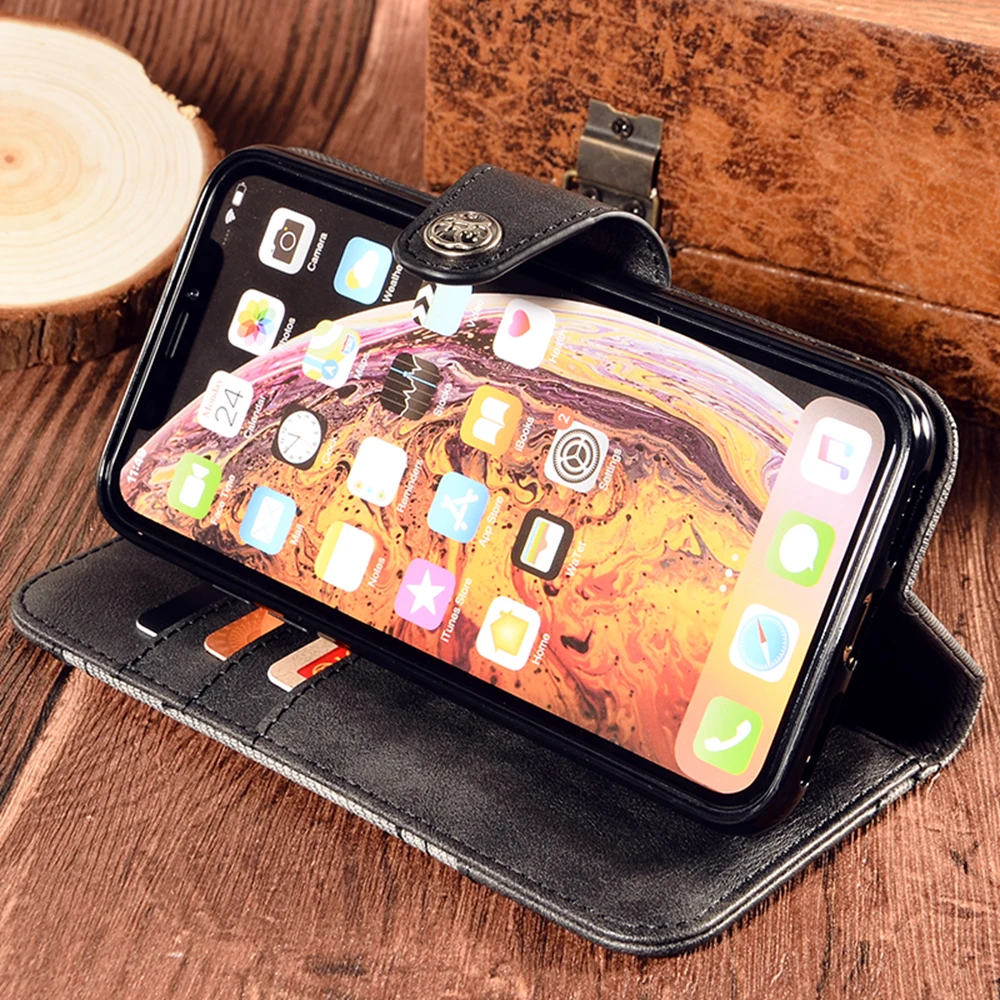 Чехол для телефона Samsung Galaxy A20 подставка с отделениями карт ковбойский чехол