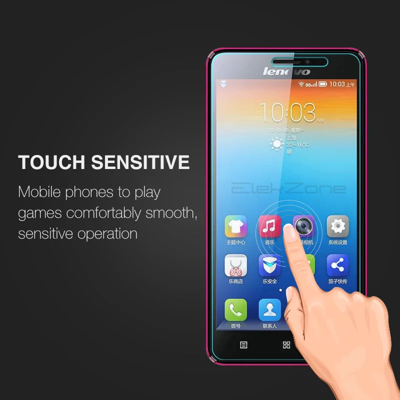 Закаленное стекло 9H для Lenovo VIBE A1000 A2010 A5 A536 пленка K5 K80M K4 Note A6000 A7000 S5 S850 S898T|Защитные