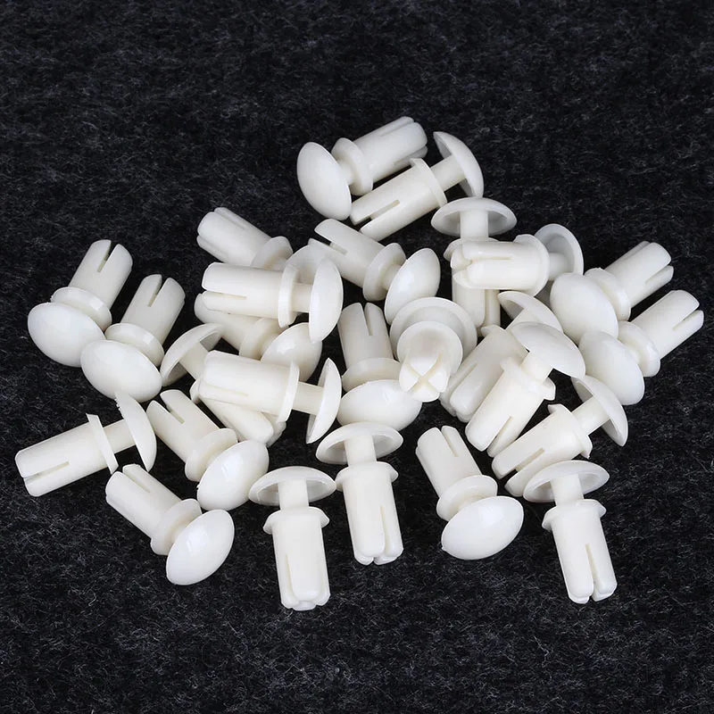 R2 черный белый нейлон R Тип расширение заклепки гайка пряжка зажим пластиковый ПК